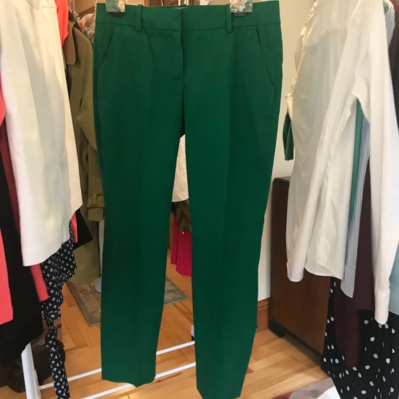 J. Crew Cafe Capri, Kelly Green - Picture 2 of 7